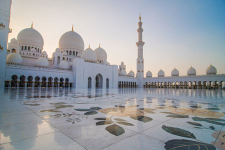 Mosque in Abu Dhabi, Dubai